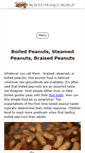 Mobile Screenshot of boiled-peanut-world.com