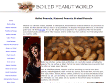Tablet Screenshot of boiled-peanut-world.com